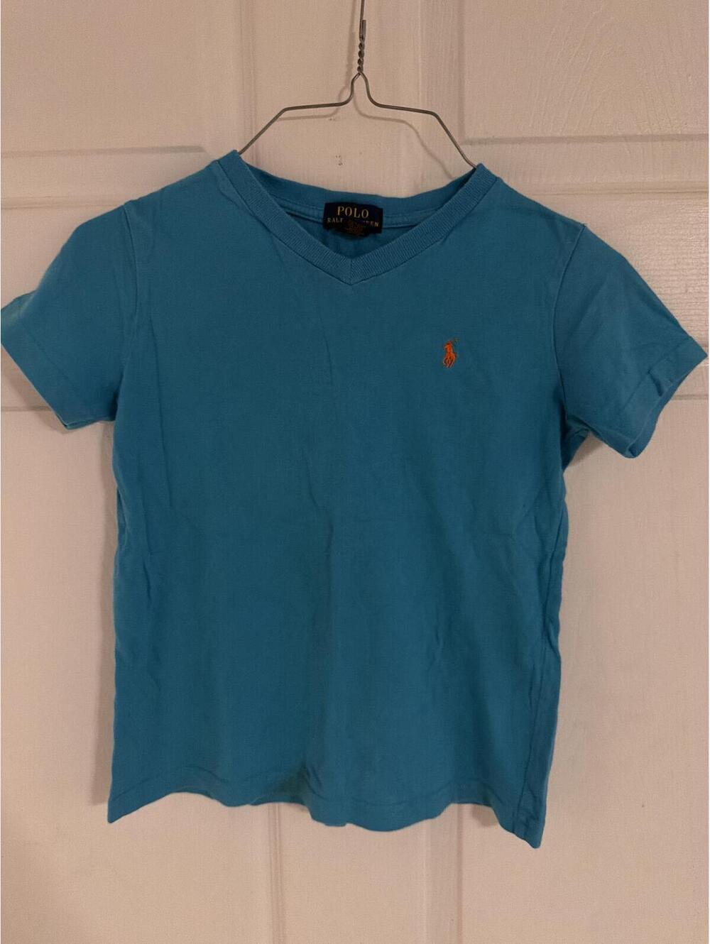 Polo Ralph Lauren Blue V-Neck Short Sleeve T-Shirt